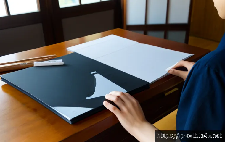 문화예술사 실기 시험의 평가 기준 - Photorealistic university art examination studio in Japan, a calm evaluator carefully reviewing a st...